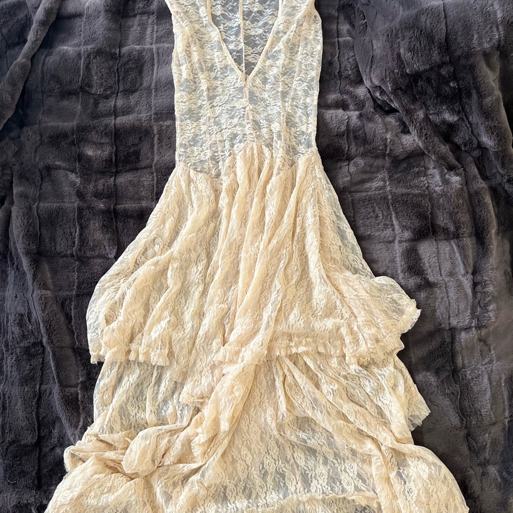 Sheer Lace Dress